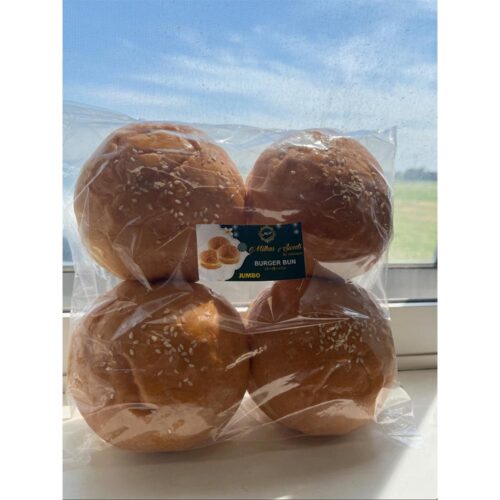 Halal Burger Bun Jumbo 4P