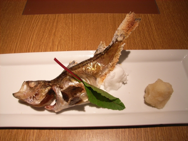ハタハタの塩焼き