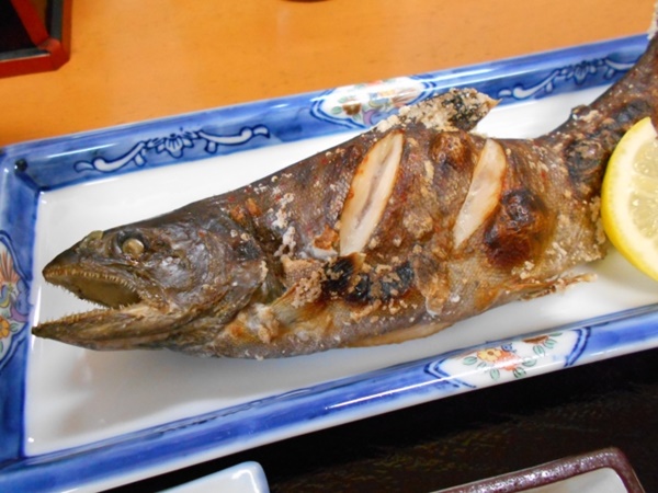 アマゴの塩焼きは絶品！