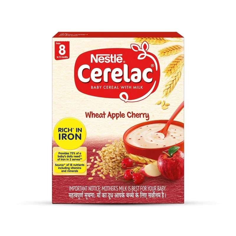 Nestle Cerelac Wheat Apple Cherry - Halal Food Japan National Mart