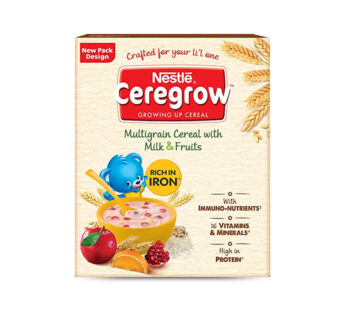 Nestle CEREGROW Multigrain Cereals with Milk & Fruit