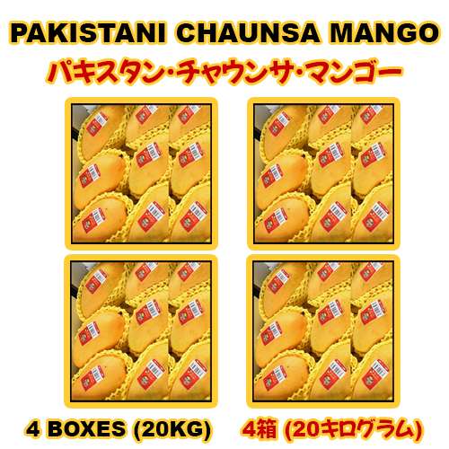 Pakistan Chaunsa Mango 4 Box