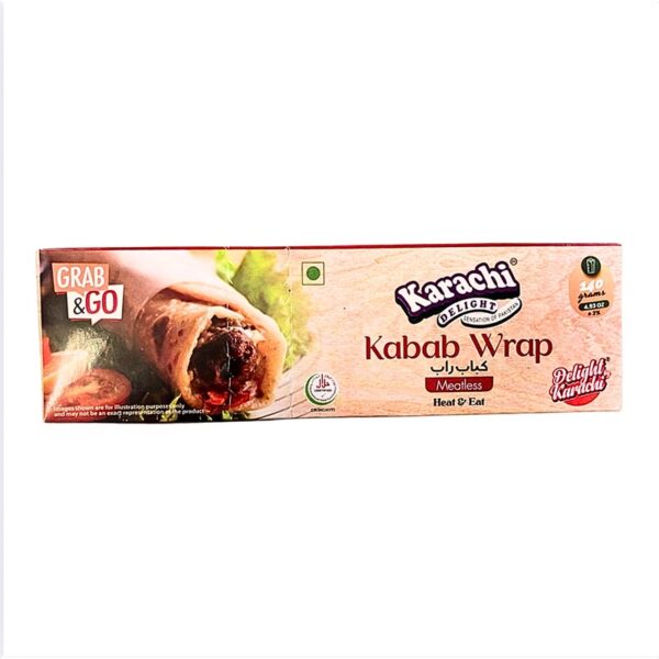 Kabab Wrap (Heat & Eat) - Karachi Delights